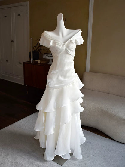 Vintage Meerjungfrauen-Abendkleid aus den 1960er Jahren, schulterfrei, burgunderrot, Inspiration für lange Partys, Retro-Abendkleider, Outfits zum 20. Geburtstag AB2355