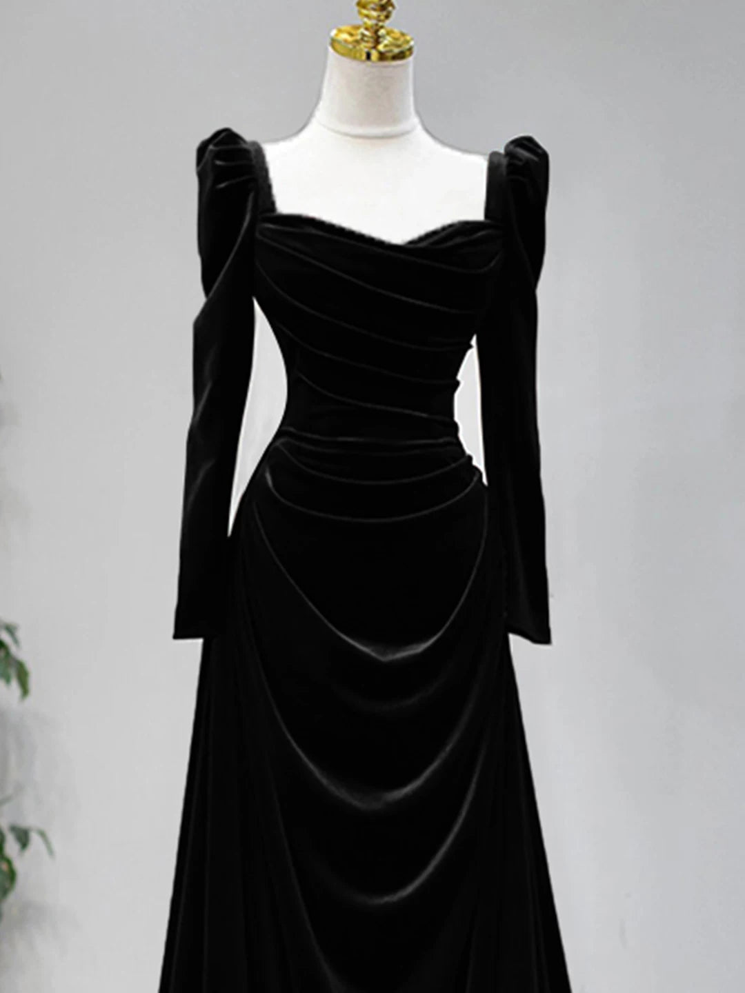 Robe de bal fourreau bleu royal à manches longues, inspiration robe de soirée, tenue pour un 20e anniversaire AB2249
