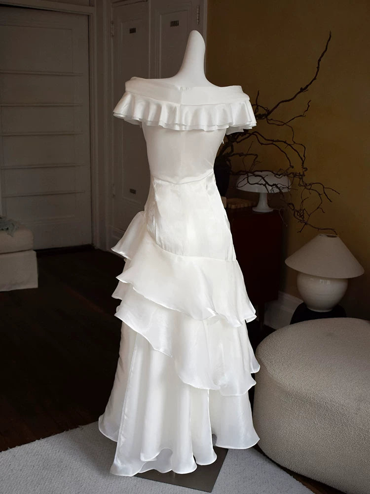 Vintage Meerjungfrauen-Abendkleid aus den 1960er Jahren, schulterfrei, burgunderrot, Inspiration für lange Partys, Retro-Abendkleider, Outfits zum 20. Geburtstag AB2355