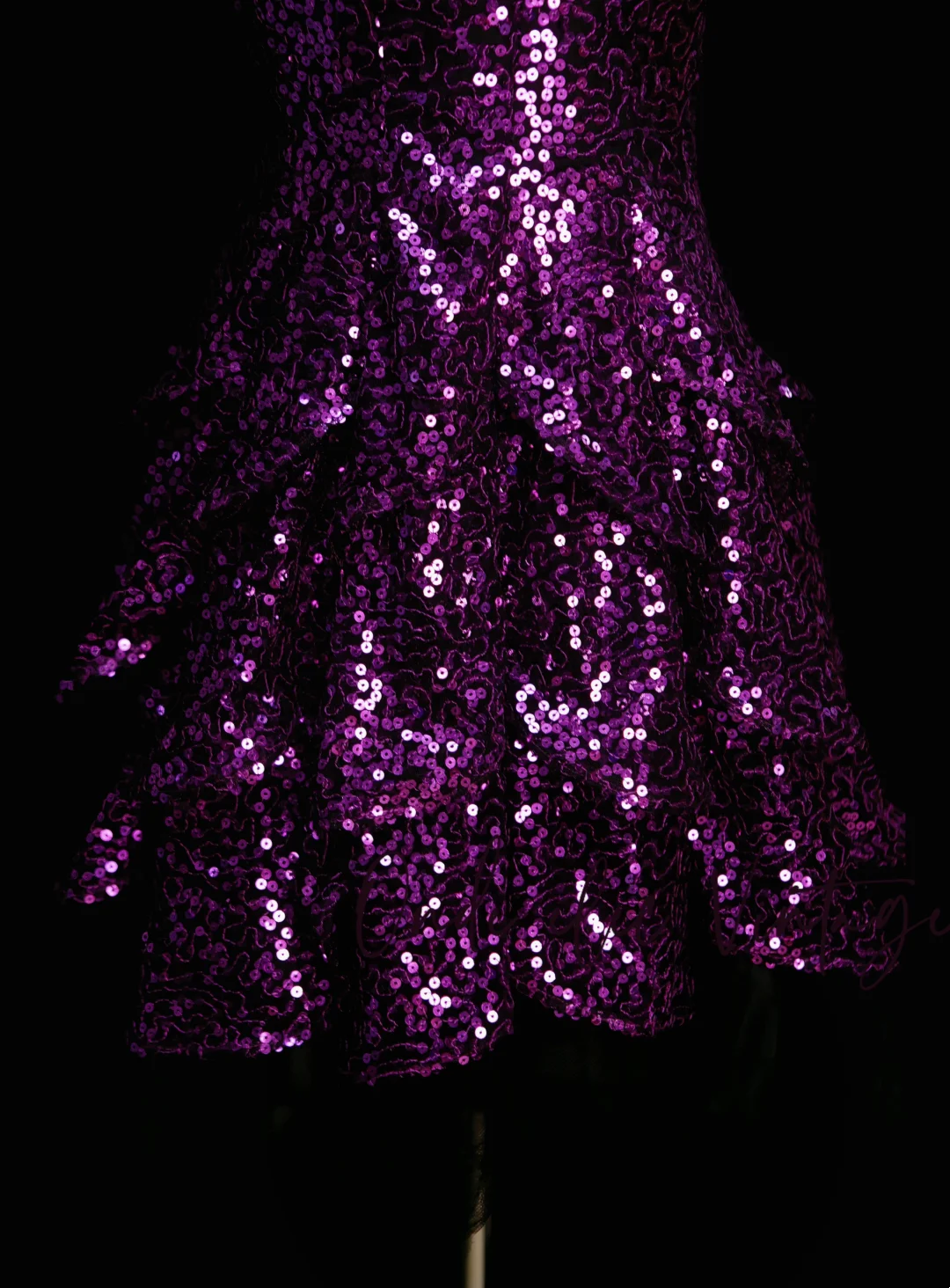 Robe de bal scintillante à encolure cœur et sequins raisin, courte, pour un 16e anniversaire, robe de bal de fin d'année de collège, robe de cocktail OB041
