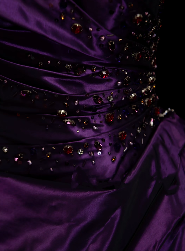 Robe de bal vintage sans bretelles violette pour Sweet 16, robe de quinceañera longue, taille 15, Vestidos De Fiesta N1323