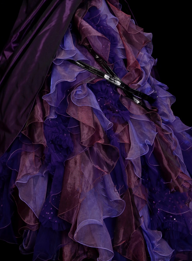 Robe de bal vintage sans bretelles violette pour Sweet 16, robe de quinceañera longue, taille 15, Vestidos De Fiesta N1323