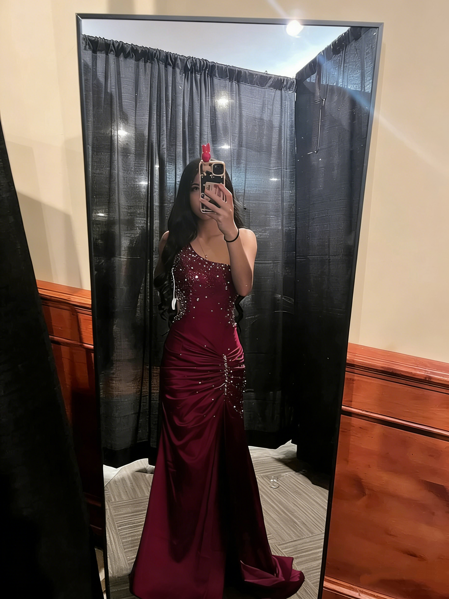 Robe de bal longue vintage style sirène, asymétrique, en satin raisin, sans manches, tenue de soirée pour 21e anniversaire, robe de remise de diplôme, RB017
