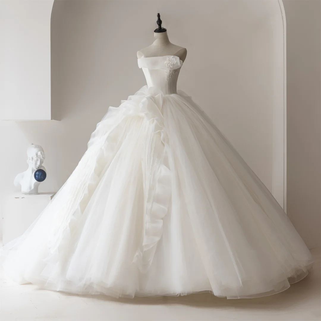 Robe de mariée élégante et modeste, bustier, ajustée, en dentelle blanche, style corset, longue, RB1103