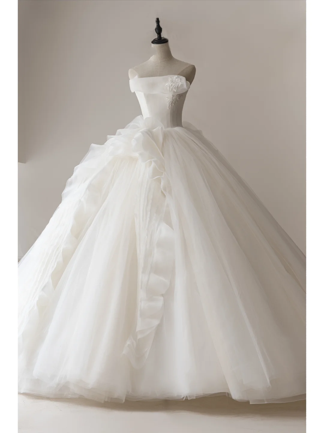 Robe de mariée élégante et modeste, bustier, ajustée, en dentelle blanche, style corset, longue, RB1103