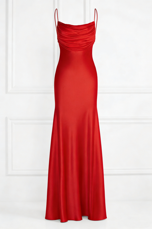 Sexy Meerjungfrau Spaghettiträger Marineblau Lange Ballkleider Inspiration Partykleid 21. Geburtstag Outfit Abschlusskleid RB1199