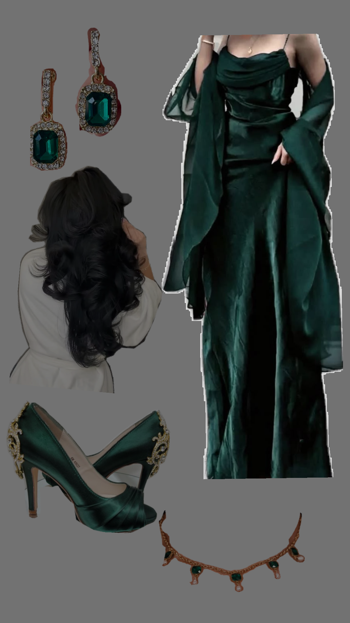 Robe de bal longue et sexy à bretelles spaghetti, vert foncé, robe de soirée fendue, robe de remise de diplôme, RB1202