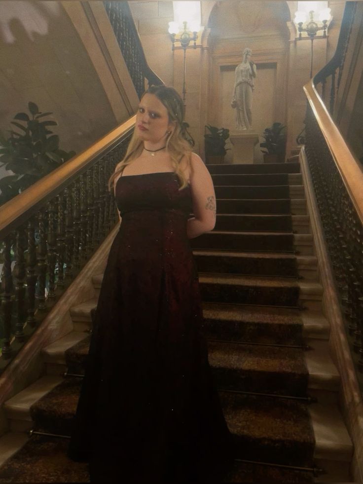 Robe de bal longue vintage à bretelles spaghetti et paillettes bordeaux, robe de soirée ou de remise de diplôme, RB1282