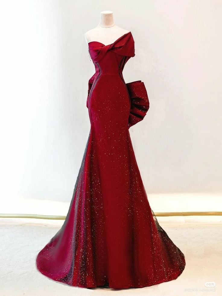 Timeless Mermaid Sweetheart Burgundy Tulle Long Prom Dresses For Teens Formal Dress Birthday Outfits Prom Gowns RB1644