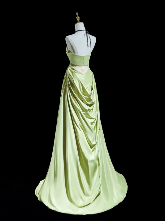 Elegant Mermaid Sweetheart Mint Green Satin Long Prom Dresses Impress 18th Birthday Outfits Prom Gown RB1847