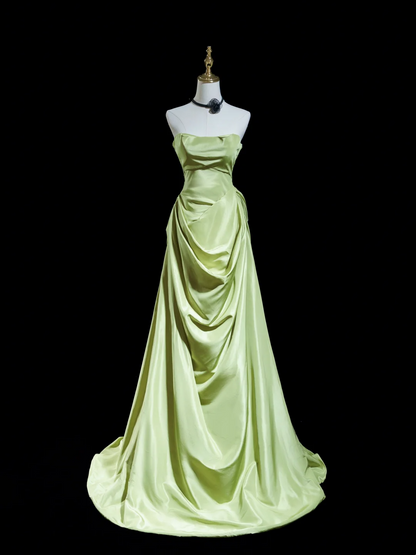 Elegant Mermaid Sweetheart Mint Green Satin Long Prom Dresses Impress 18th Birthday Outfits Prom Gown RB1847