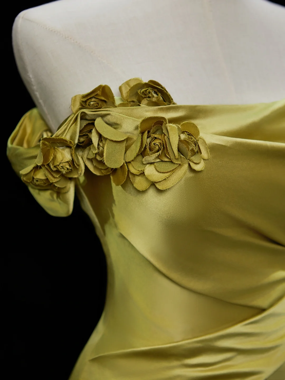 Robe de bal élégante sirène à épaules dénudées en satin vert, longue, tenue de bal impressionnante pour un 18e anniversaire, RB1880