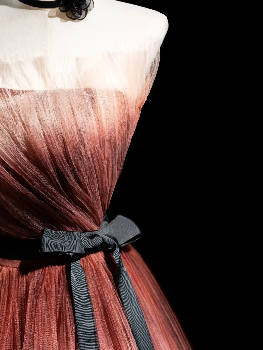 Robe de bal longue et modeste en tulle multicolore, sans bretelles, coupe trapèze, tenue de soirée pour 20e anniversaire, RB1930