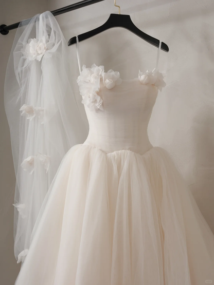 Ethereal Ball Gown Strapless Fitted Corset Long Sleeves Wedding Dress Bride Gowns Wedding Dresses RB2058