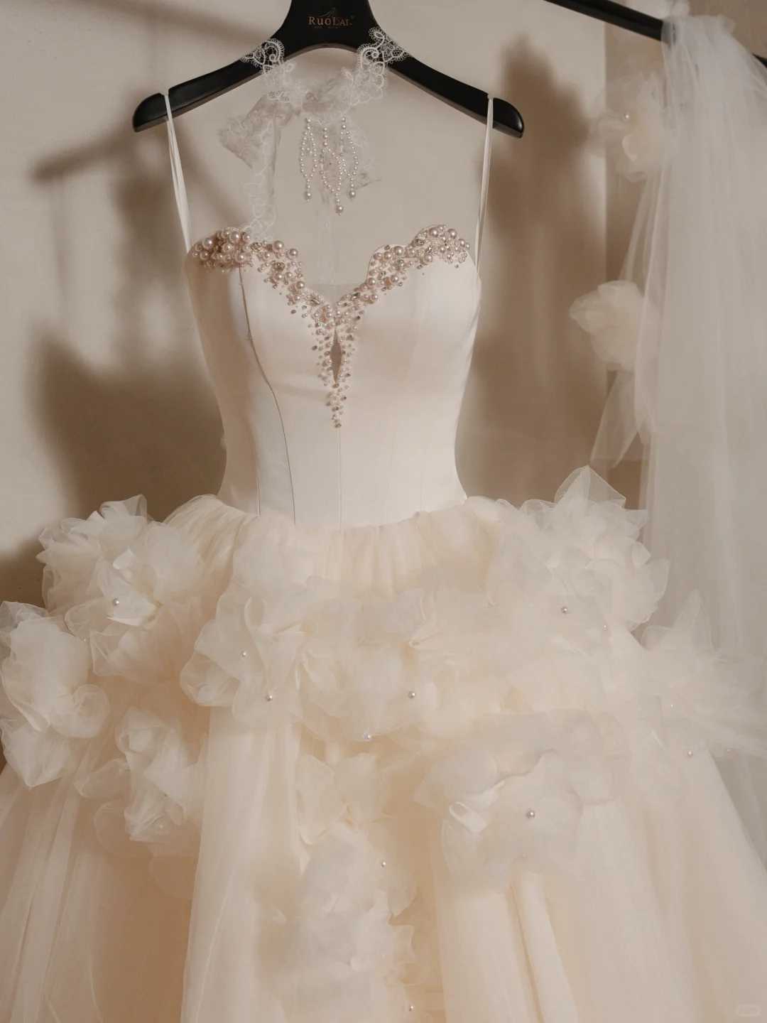 Robe de mariée en tulle, décolleté en cœur, coupe ajustée, sans manches, style sirène, RB2060