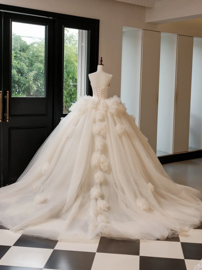 Robe de mariée en tulle, décolleté en cœur, coupe ajustée, sans manches, style sirène, RB2060