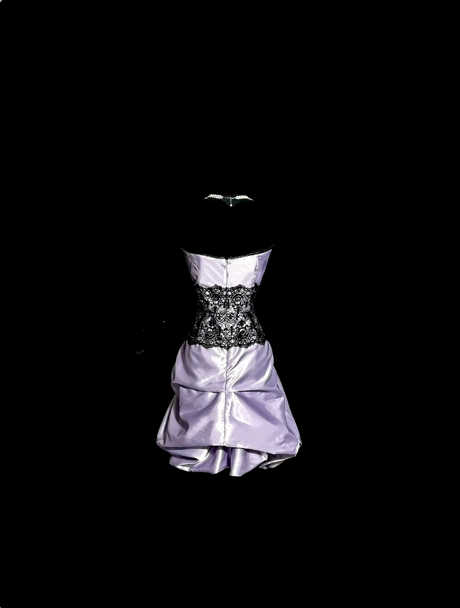 Sexy Etuikleid Trägerlos Lila Satin Ideen Für Frauen Kurze Länge Geburtstags-Cocktailkleider Heimkehr-Outfits N3427