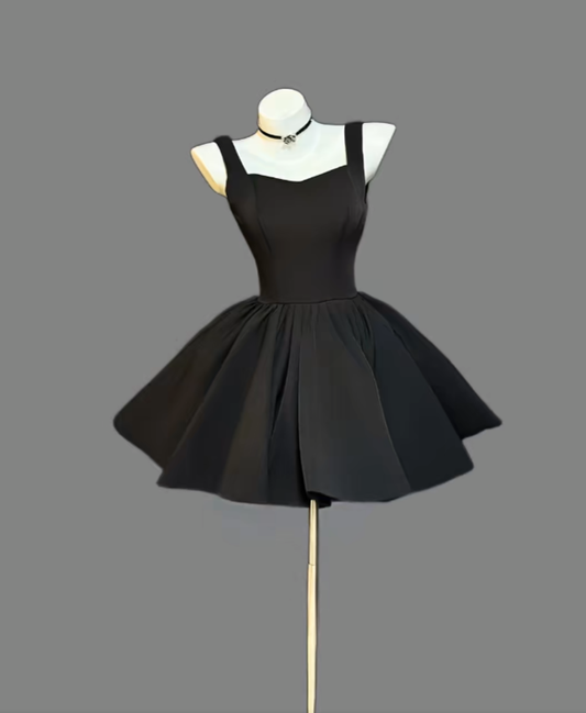 Fairy Ball Gown Little Black Dresses Graduation Gown Mini Senior Inspo Short Homecoming Dress RB3105