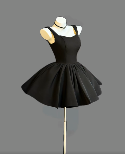 Fairy Ball Gown Little Black Dresses Graduation Gown Mini Senior Inspo Short Homecoming Dress RB3105