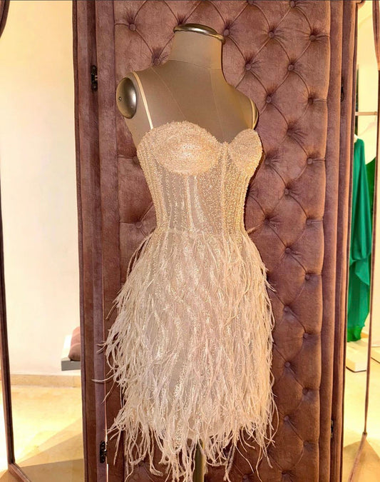 Trendy Sheath Spaghetti Straps Sequins Short 16th Birthday Dress Homecoming Dresses Cocktail Gown RB823