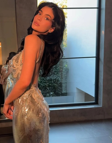 Robe de bal longue sirène sexy à bretelles spaghetti et paillettes dorées, robe de bal d'inspiration pour remise de diplôme RB951