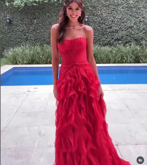 Sexy Mermaid Strapless Tulle Layers Pink Prom Dresses Long Party Dress 21st Birthday Outfit Graduation Dress RB999