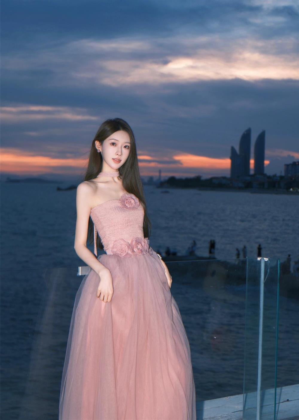 Sweet Pink Strapless Tulle Summer Dress RF0712