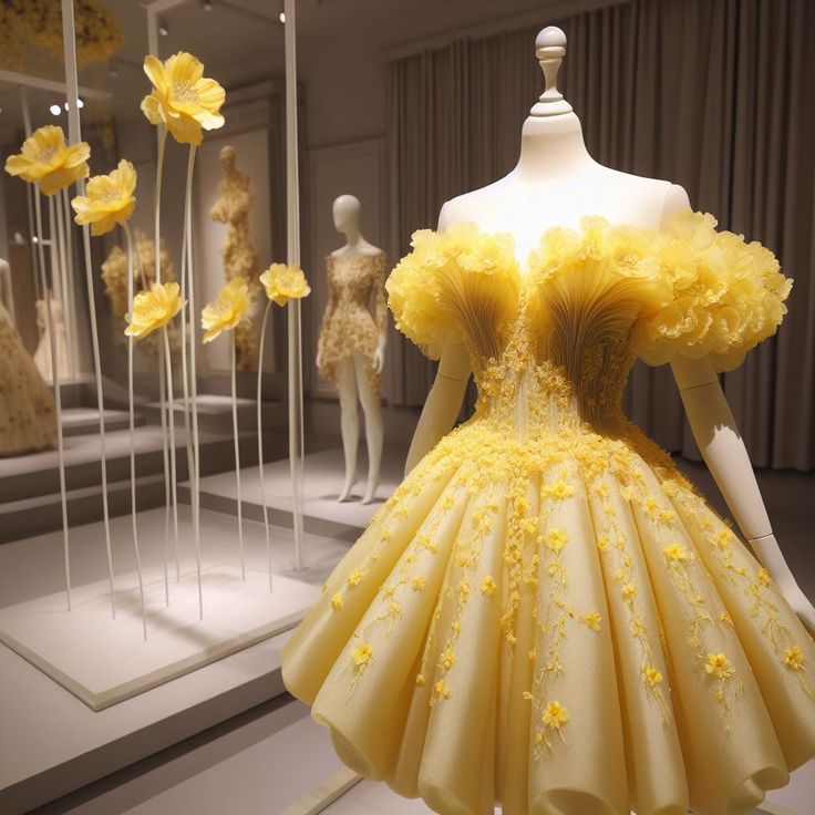 Robe de soirée féerique, bustier, jaune, tulle, mini, courte, pour 19e anniversaire, robes de bal de promo RB4130