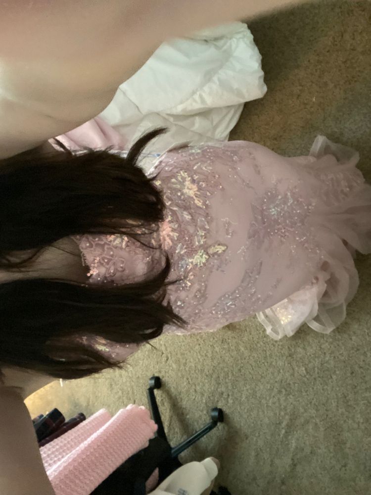Elegant Mermaid Spaghetti Strap Pink Lace With Appliqued Perfection-Formal Goals Nigh Evening Long Prom Dress Party Outfits RB6755