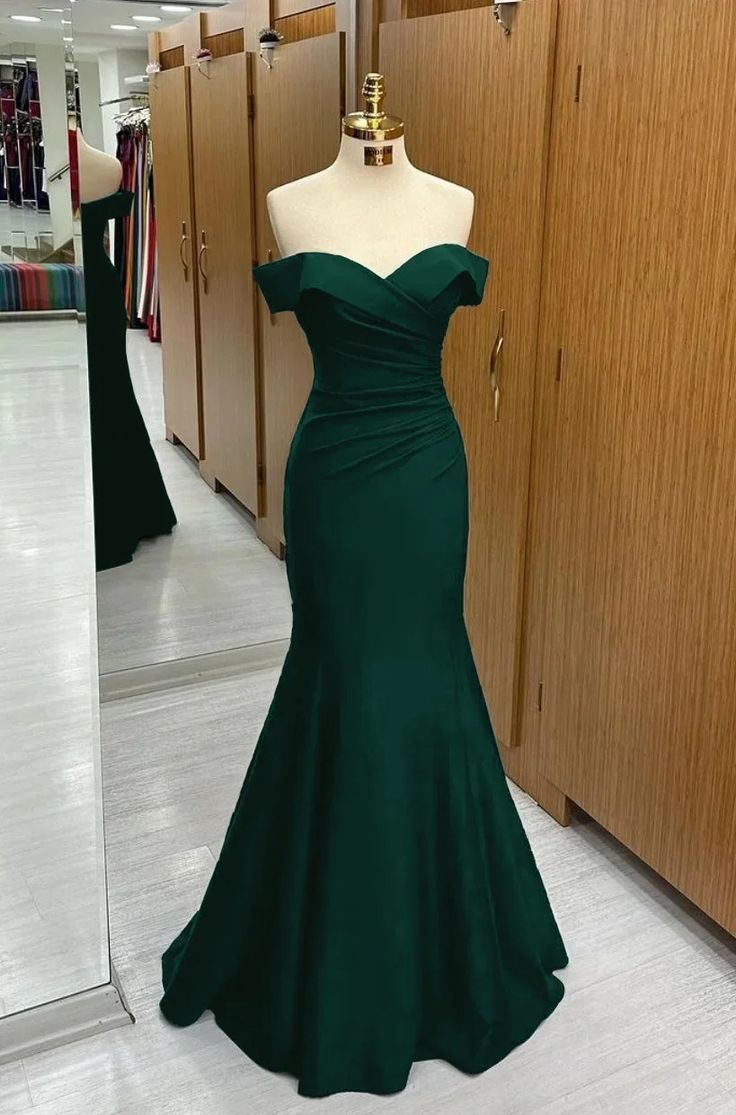 Robe élégante verte pour la mère de la mariée/du marié, robe de soirée simple et formelle AB129
