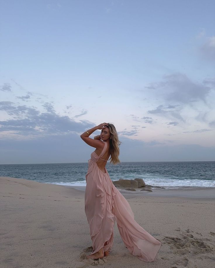 Niedliches, rückenfreies, langes Sommerkleid mit A-Linien-Ausschnitt, Schal, geeignet für Strand, Ball und Hochzeiten im Frühling (N1404)