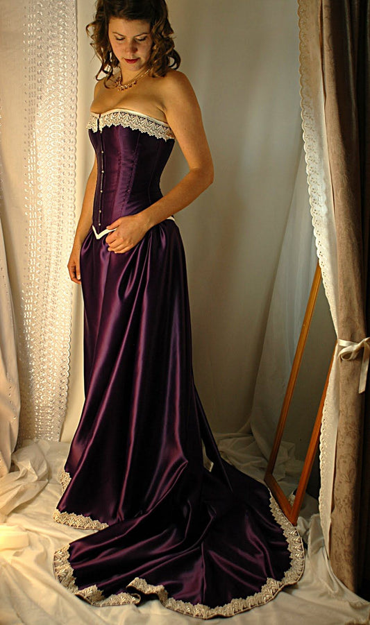 Vintage A-Linien-Kleid, trägerlos, aus weinrotem Satin, für Damen, Partykleid, formelles Ballkleid, Inspiration für den 22. Geburtstag AB1375