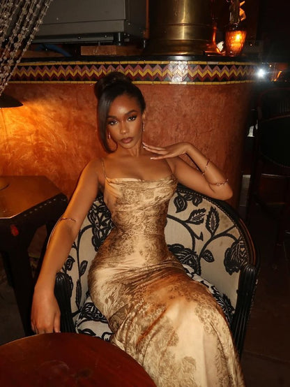 Elegantes, neues, sexy Meerjungfrauen-Abendkleid in Gold, lang, für Abschlussball, formelle Anlässe, N1096