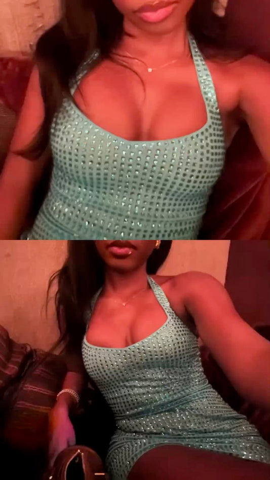 Trendy Sheath Halter Blue Sequins Short 16th Birthday Dress Freshman Homecoming Dresses Cocktail Outfits RB022