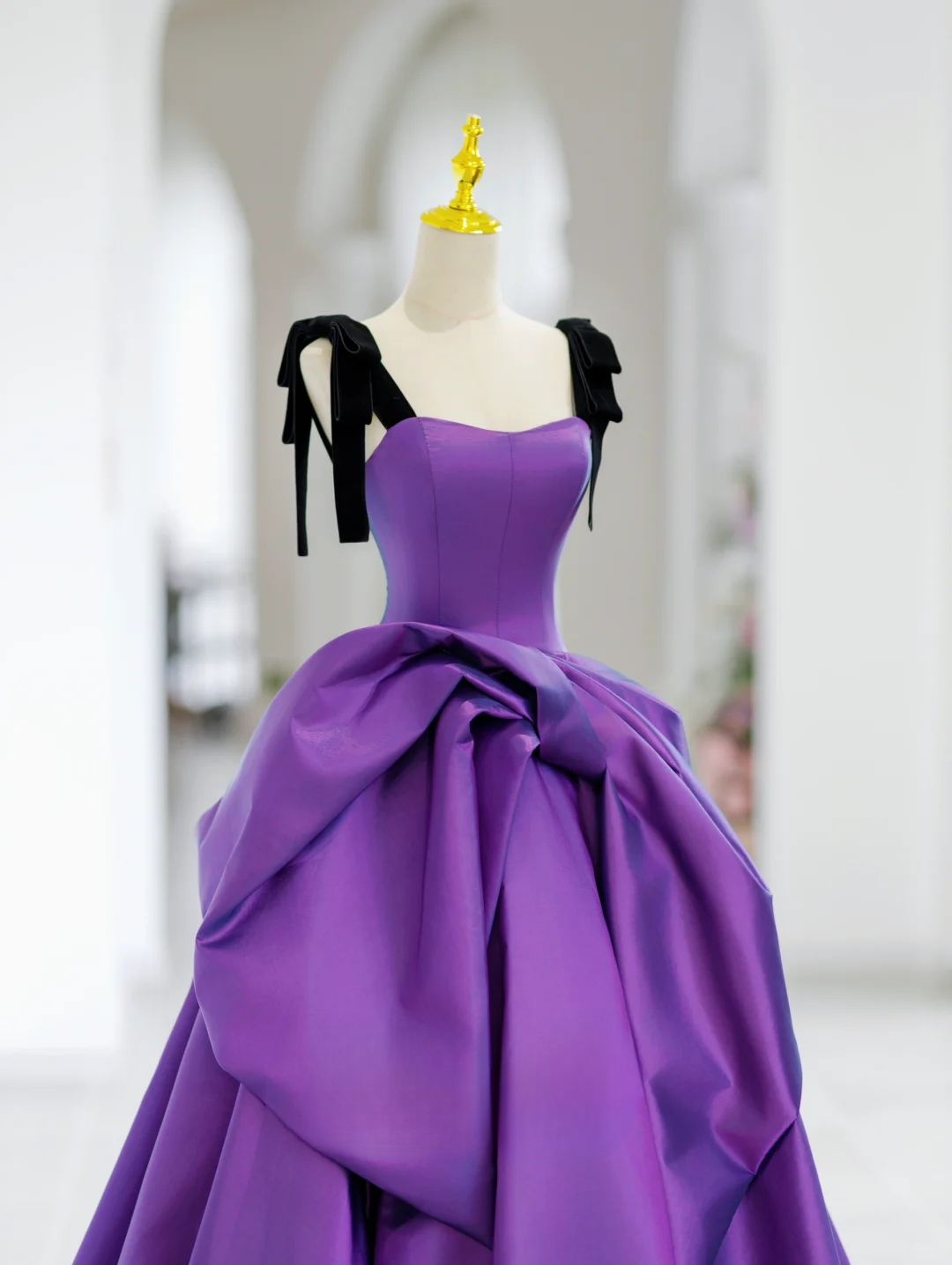 Sweet Ball Gown Straps Grape Long Quinceanera Dress Gorgeous Quinceanera Dresses Sweet 15 16 Dress DH2806