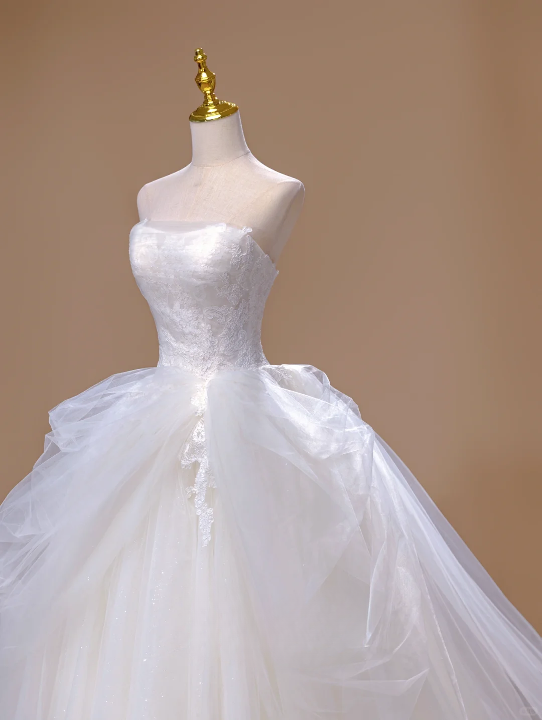 Robe de mariée longue blanche en tulle, robe de bal princesse, sans bretelles, magnifique robe de mariée formelle, DH2816