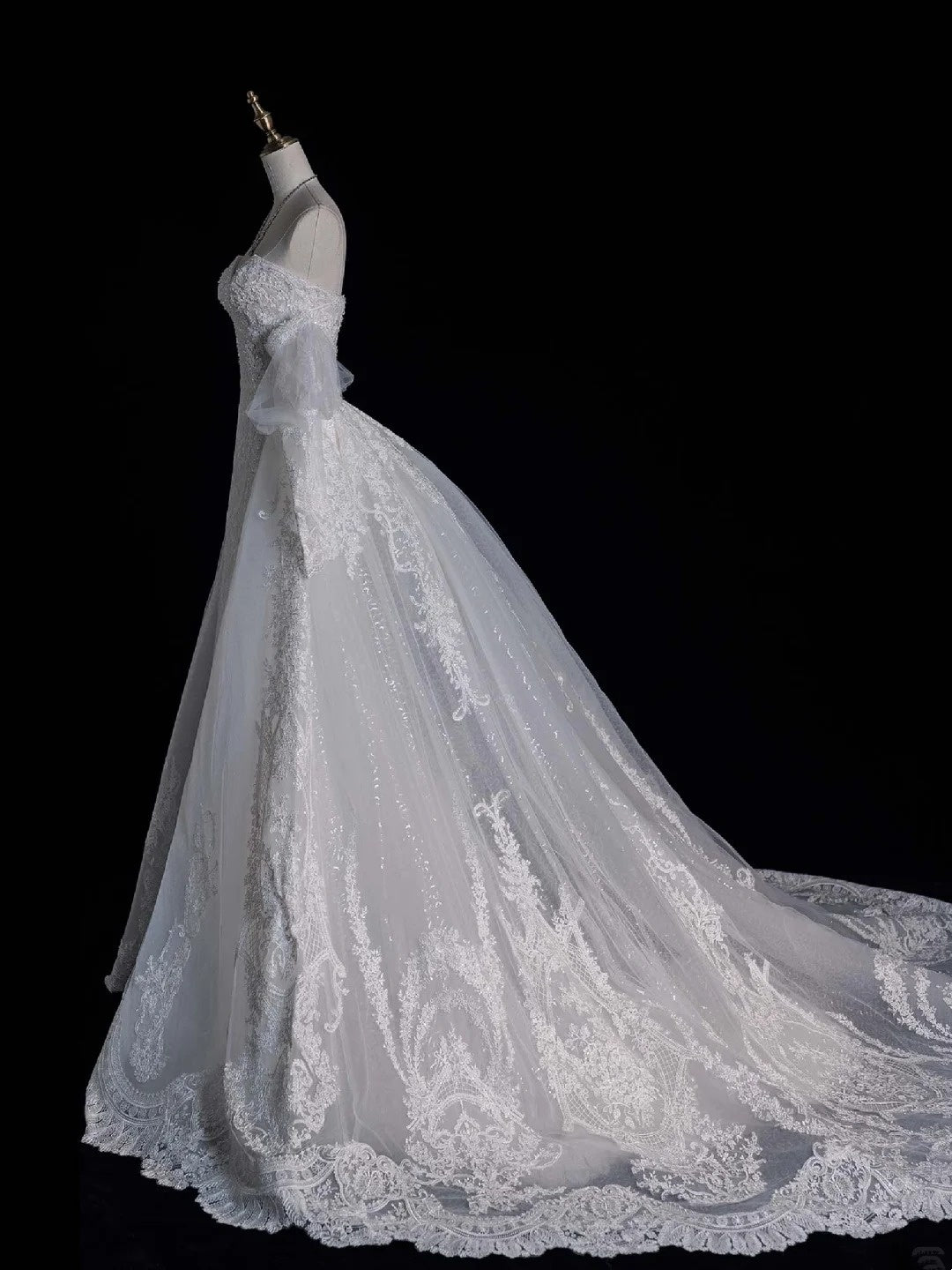 Standesamtliches Brautkleid Meerjungfrauen-Schnitt, herzförmiger Ausschnitt, weiß mit langen Ärmeln, Spitze, figurbetontes Brautkleid N567