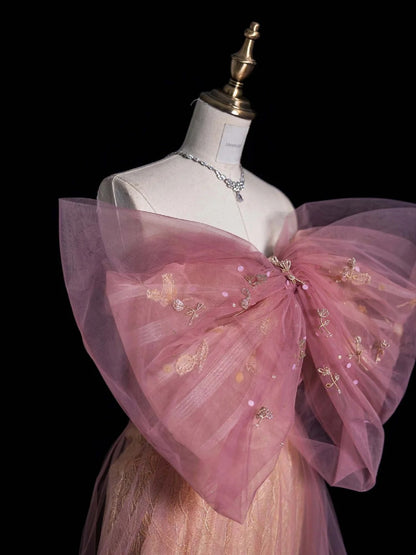 Retro-Etuikleid mit herzförmigem Ausschnitt, rosa Spitze und Tüll mit Schleife, ideal für Partys, Abschlussbälle und festliche Anlässe. N958