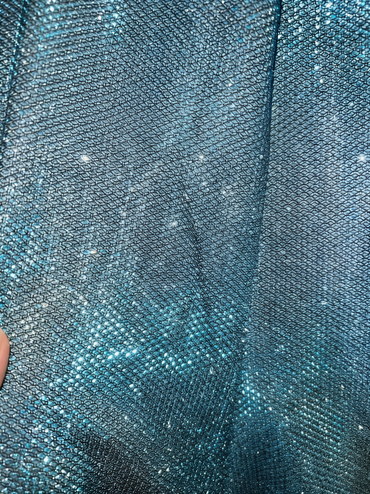 Atemberaubendes langes, blaues Pailletten-Abendkleid im Meerjungfrauenstil mit V-Ausschnitt, formelles Abendkleid N982
