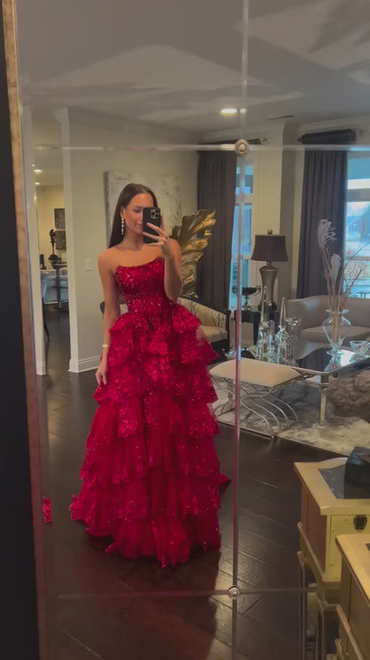 Bescheidenes Ballkleid, trägerlos, hellgrün, ärmellos, edles Ballkleid, Inspiration, Partykleid, Prinzessinnen-Abschlusskleid B648