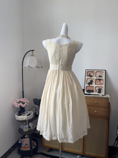 Vintage A Line Square Neck Champagne Chiffon Knee Length 16th Birthday Homecoming Dress Graduation Outfit RB6788