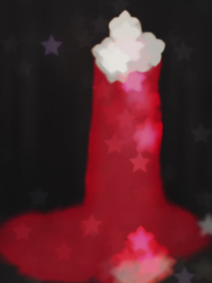 Atemberaubendes, langes Meerjungfrauen-Abendkleid aus rotem Tüll mit Schal und Herzausschnitt – Inspiration für Prinzessinnen-Abschlusskleider N1087