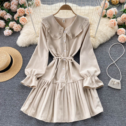 Lovely A Line Long Sleeve Dress Fashion Dress RF0357