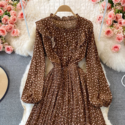 Cute Chiffon Long Sleeve Dress Fashion Dress RF0350