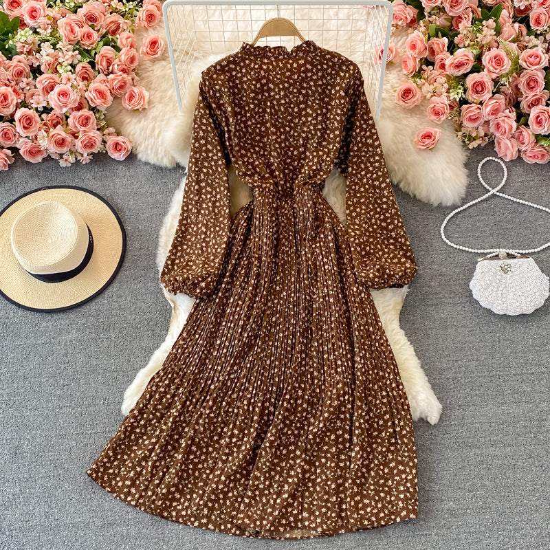Cute Chiffon Long Sleeve Dress Fashion Dress RF0350
