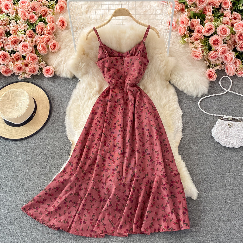 Cute A Line Flora Short Dress Fashion Dress RF0342