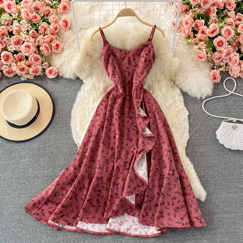 Cute A Line Flora Short Dress Fashion Dress RF0342