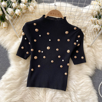 Black A Line Two Pieces Dress Black Fashion Dress RF0340