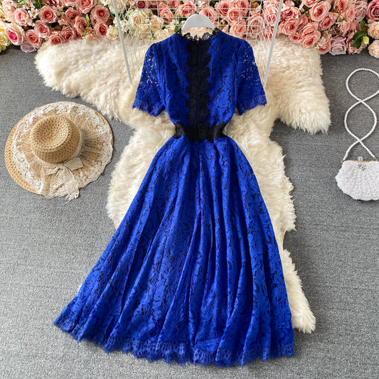 Cute Lace Short Dress A Line Fashion Dress RF0332