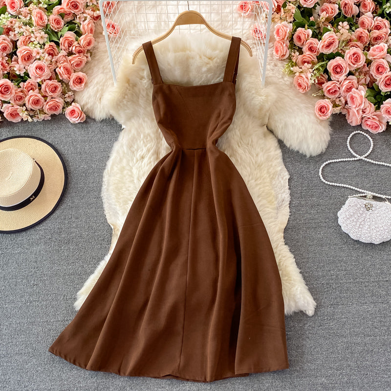 Lovely A Line Corduroy Dress Fashion Dress RF0325